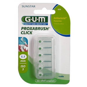 Gum Proxabrush Click U Fino 424m Recarga Con