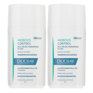 Ducray Hidrosis Control Duo Roll-on antitranspirante 2 x 40 ml com Desconto de 5 na 2 Embalagem