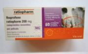 Ibuprofeno Ratiopharm MG 200mg 60 comp revest peli