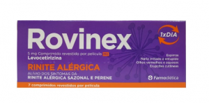 Rovinex MG,5 mg Blister 7 Unidade(s) Comp revest pelic, 5 mg x 7 comp rev