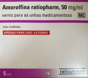 Amorolfina ratiopharm MG 50mg/ml Verniz 5ml