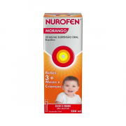 Nurofen Morango, 20 mg/mL-200 mL x 1 susp oral mL