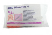BD Micro Fine+ Pl Seringa Insulina 0,5ml x10