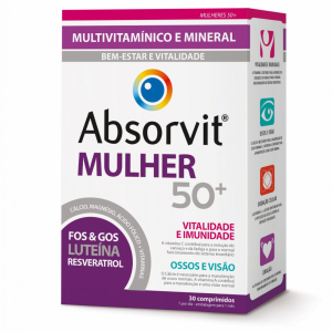 Absorvit Mulher 50+ Comp x30