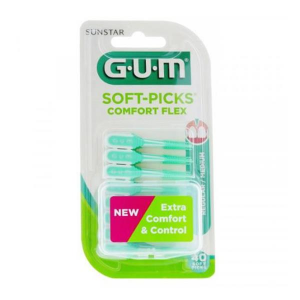 GUM Soft Picks Comfort Flex Reg X40