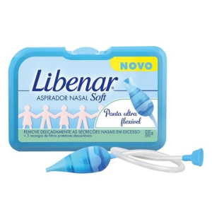 Libenar Baby Aspirador nasal Soft + Recargas de filtros protetores descartveis 5 Unidade(s)
