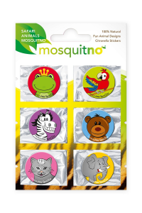 Mosquitno Sticker Citronella Animais X6