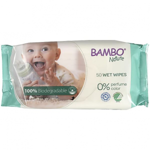 Bambo Nature Toalh Biodegradavel X50