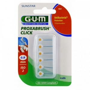 Gum Proxabrush Click U Fino 422m Recarga Cil