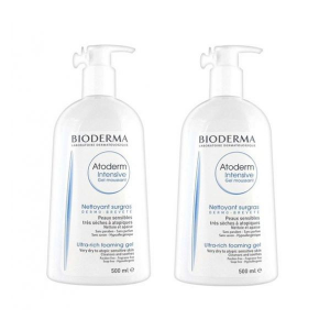 Bioderma Atoderm Duo Intensive Gel moussant 500ml x2 Preo Especial