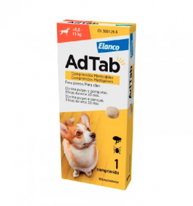 AdTab Comp >5.5-11Kg 225Mg Co, 225 mg comp mast VET
