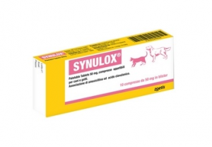 Synulox 50mg Comp Palatvel x10 VET