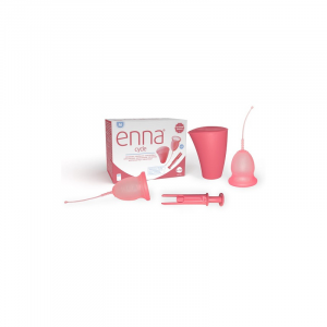 Enna Cycle Copo Menstrual Tamanho M x 2+ Aplicador + Caixa Esterilizadora