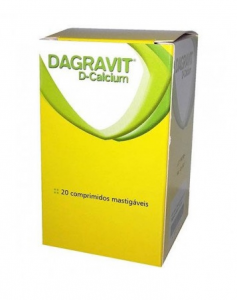 Dagravit D Calcium Comp Mastigveis x20