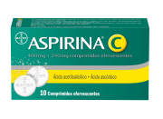 Aspirina C 400+240mg Comp Efervescente x10