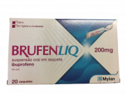 Brufen Liq , 200 mg/10 ml 20 Saqueta 10 ml Susp oral, 200 mg/10 ml x 20 susp oral saq