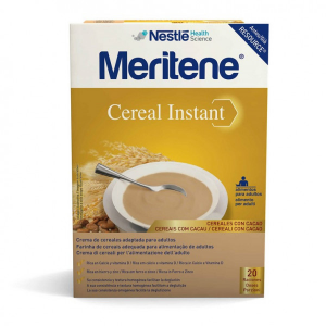 Meritene Cereal Instant Cacau Saq 300g X2 p susp oral medida