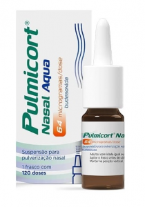 Pulmicort Nasal Aqua 64 mcg/dose Susp Pulv x120 doses