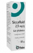 Siccafluid 2,5 mg/g Gel Oftlmico 10g