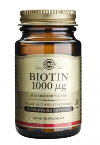Solgar Biotina 1000mcg Cps Vegetais x50