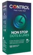 Preservativos Control Non Stop Dots and Lines X12